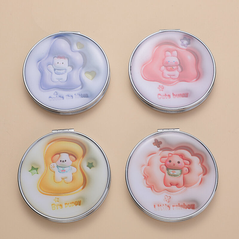 Animale dei cartoni animati 3D specchio epossidico della principessa-1Pz