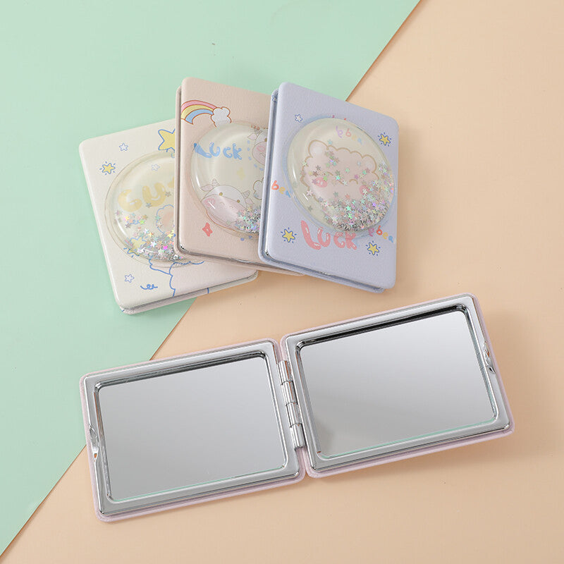 Carino animale rettangolare moda specchio-morbido sabbie mobili-1Pz