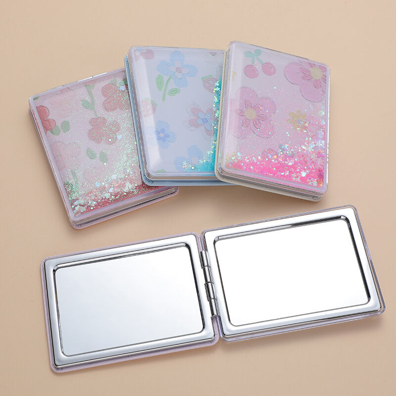 Specchio rettangolare di moda con sabbie mobili dipinto a olio-1Pz