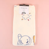 Asciugamano planet in velluto corallo stampato