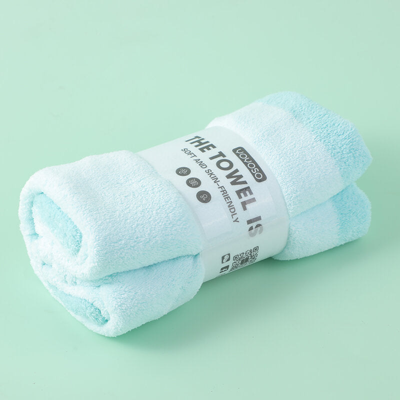 Asciugamano semplice bicolore verde