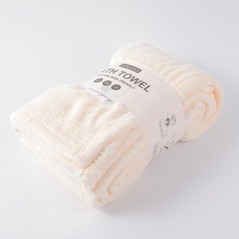 Asciugamano da bagno semplice e semplice - bianco sporco