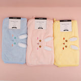 Asciugamano carino coniglio felice