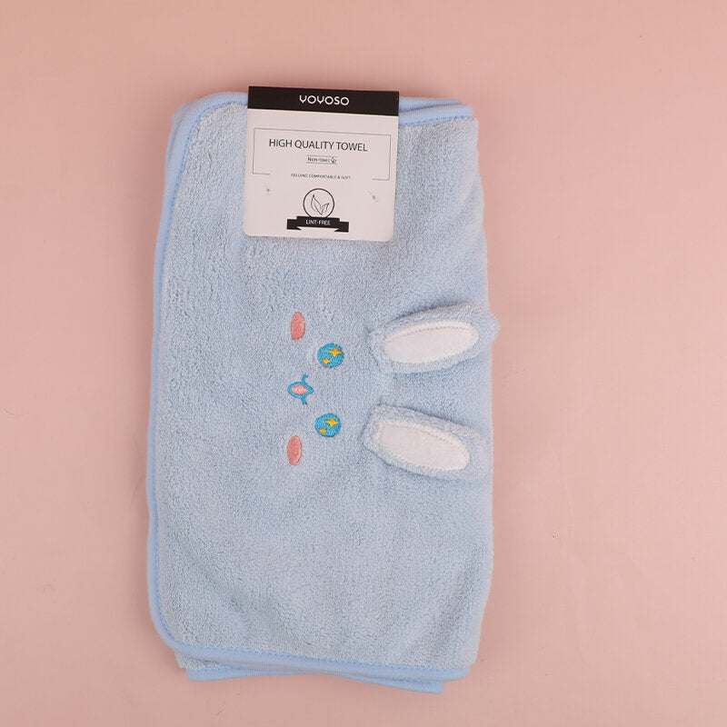 Asciugamano carino coniglio felice