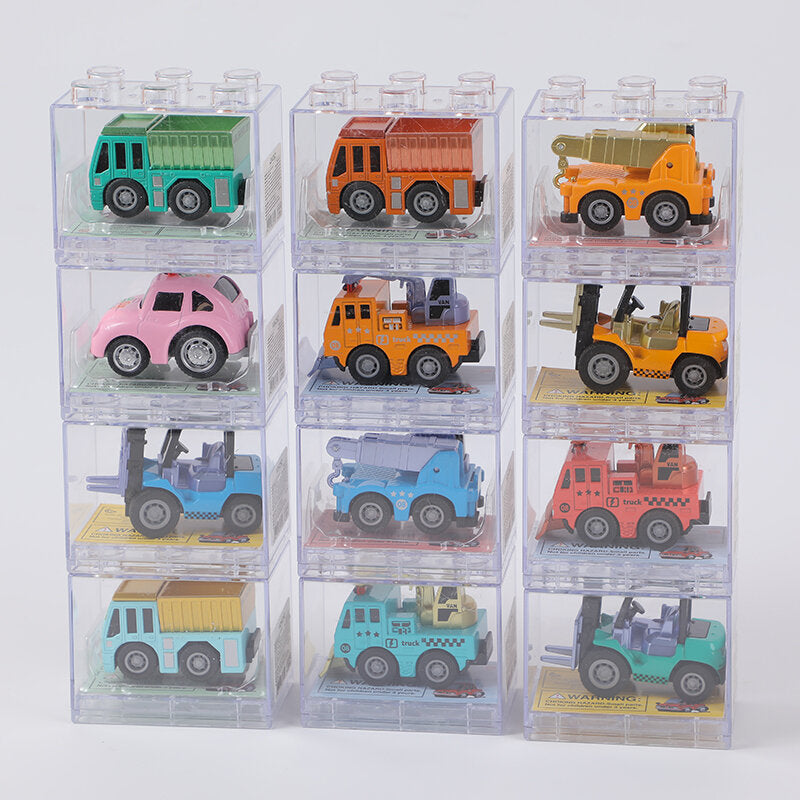 Auto in lega di piccole dimensioni della serie Engineering– 1 pezzo (modello singolo)