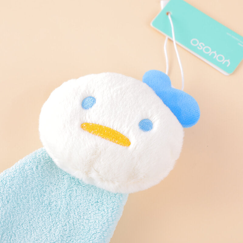 Asciugamano a forma di anatra dei cartoni animati