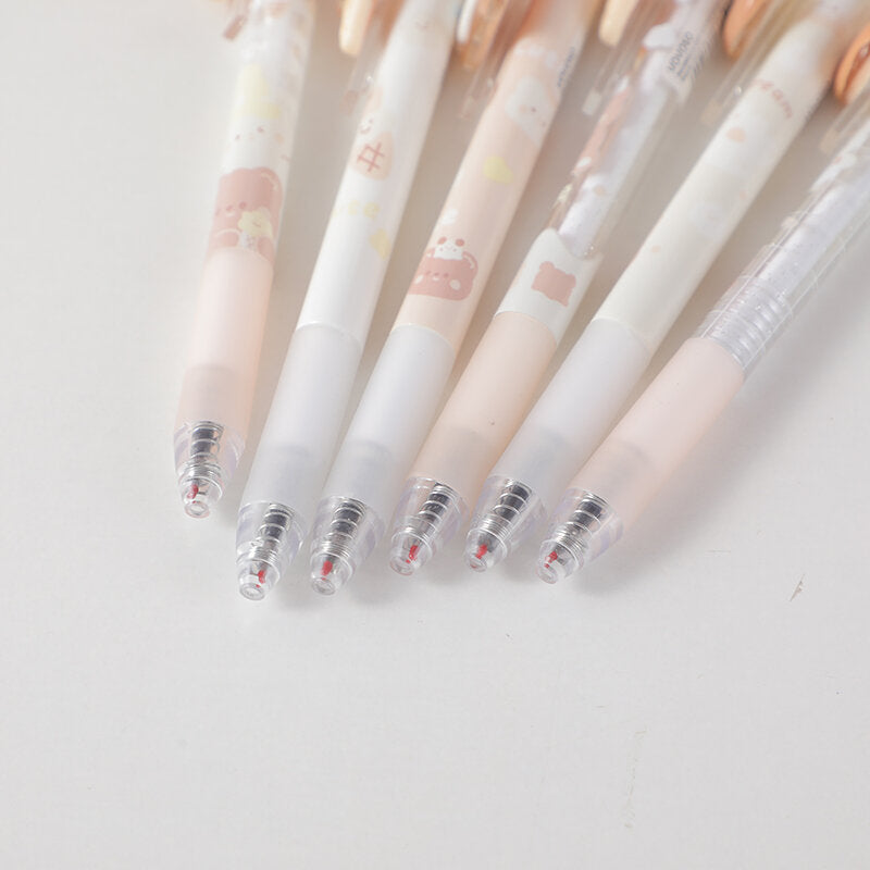 Penna gel cono gelato orso - ricarica nera