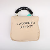 Borsa per il lavaggio a mano in perla-beige