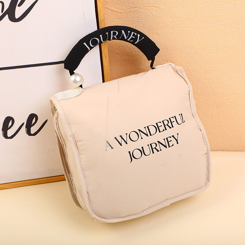 Borsa per il lavaggio a mano in perla-beige