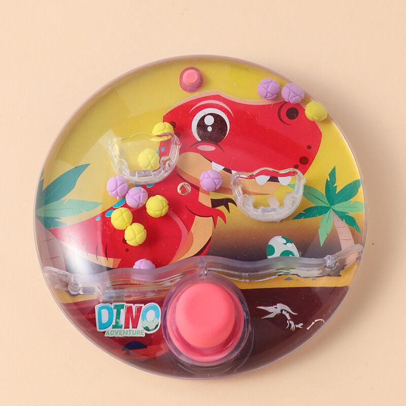 Gioco d'acqua trasparente rotondo del dinosauro dei cartoni animati