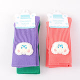 Calze a metà polpaccio per bambini con orsetto colorato-M