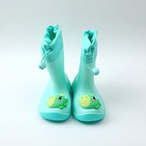 Stivali da pioggia per bambini dinosauro verde - 190