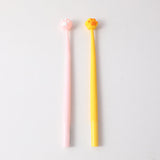 Penna gel con scossa a zampa di gatto fortunato - ricarica nera