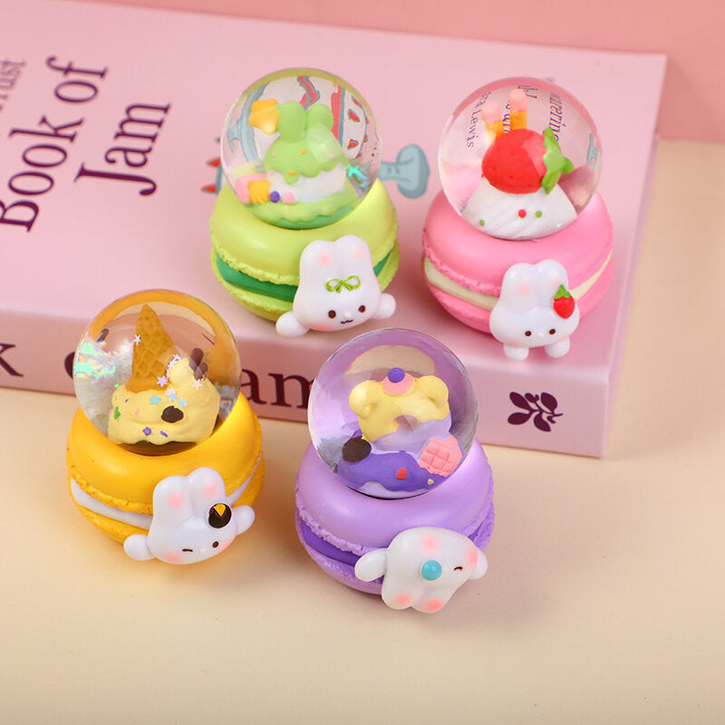 Sfera di cristallo color macaron con luce 45#