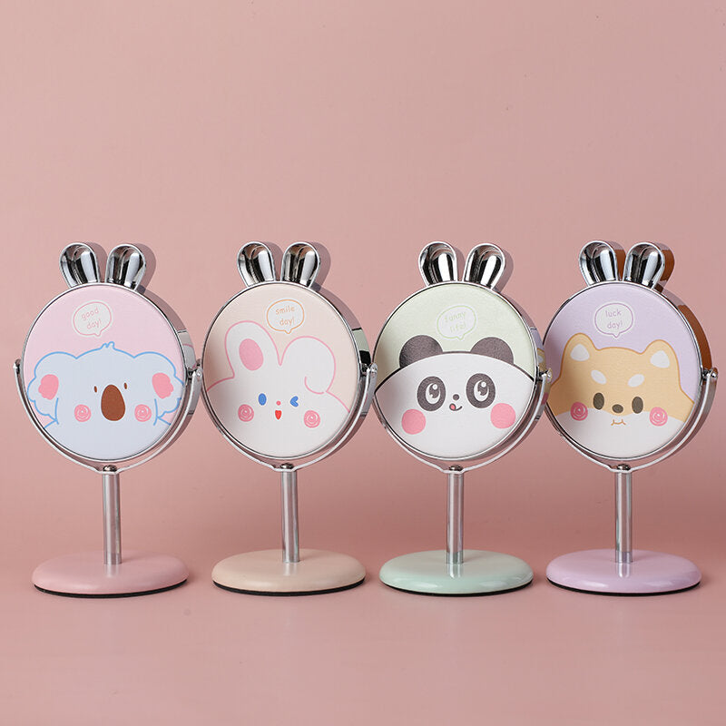 Specchio da tavolo con orecchie da coniglio di animali domestici-1Pz