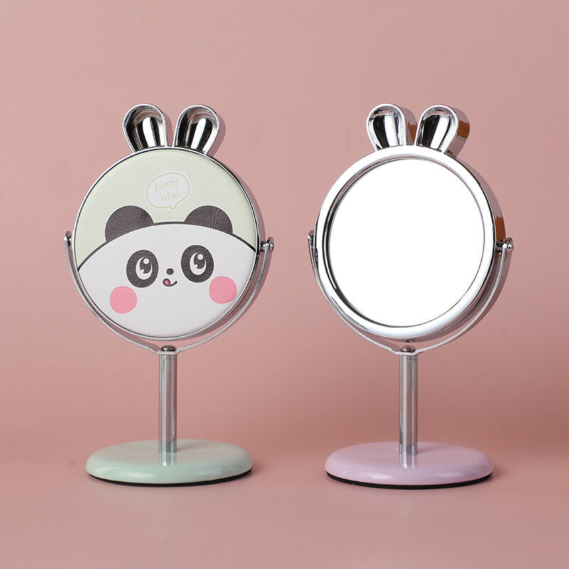 Specchio da tavolo con orecchie da coniglio di animali domestici-1Pz