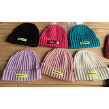 Cappello a maglia per bambini  alfabetica fashion - bianco