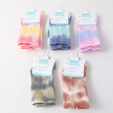 Calzini tie-dye per bambini a metà polpaccio taglia L, cool e fashion