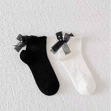 Calze da donna con nodo a fiocco in stile principesco