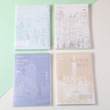 Quaderno A5 City of mist rivestito in plastica