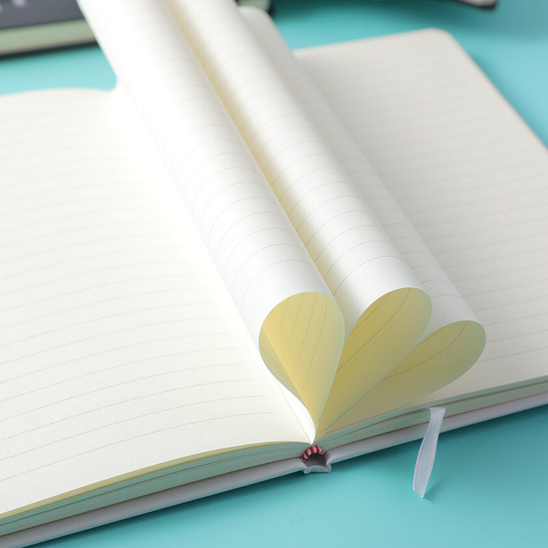 Notebook a fine settimana narrativo cartonato A5-pagine a righe orizzontali