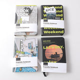 Fine settimana narrativo in brossura A6-pagine a righe orizzontali