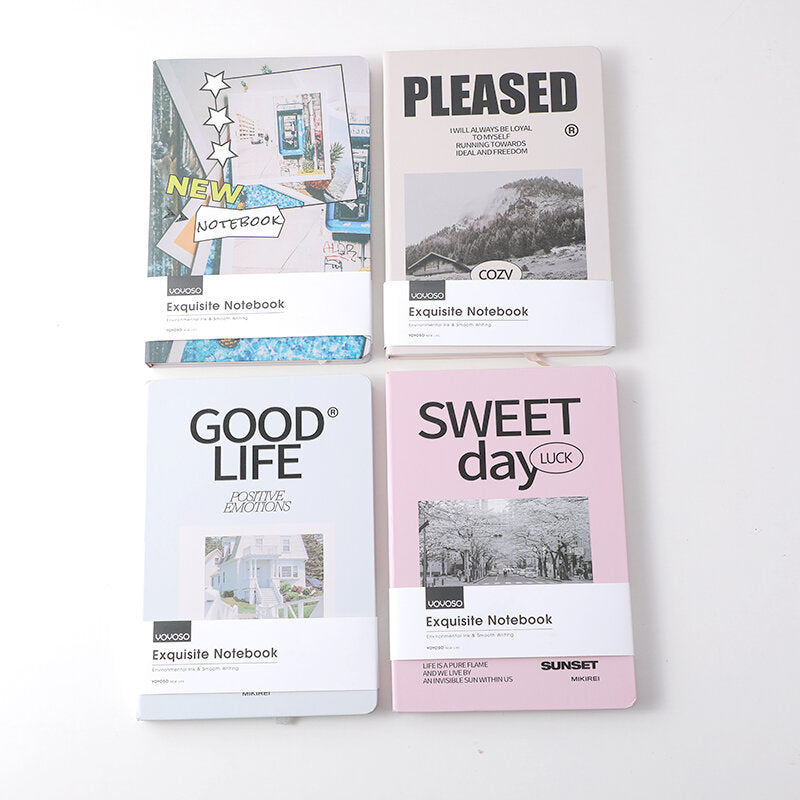 Diario di viaggio copertina rigida A5-pagine con riga orizzontale