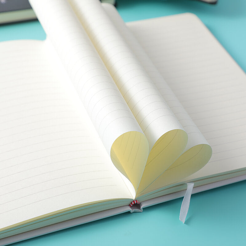 Diario di viaggio copertina rigida A5-pagine con riga orizzontale