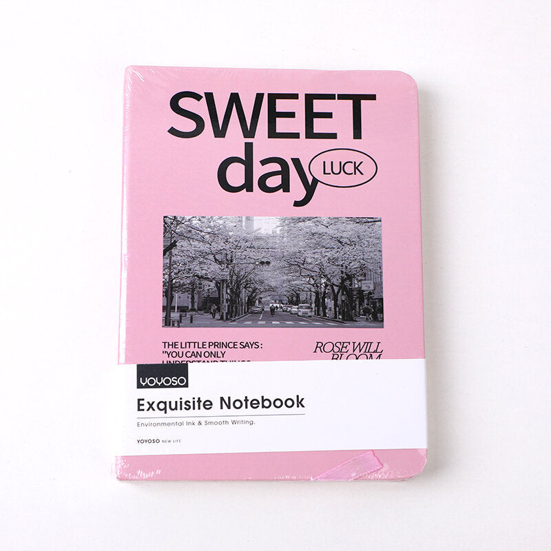 Diario di viaggio copertina rigida A6-pagine rigate orizzontali