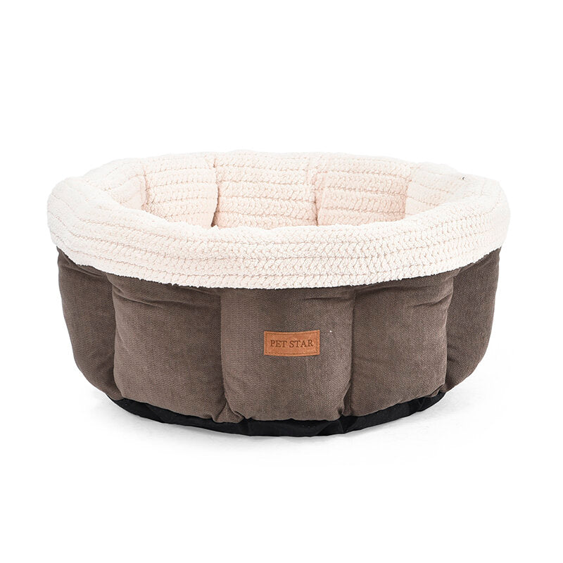 CUCCIA per animali di piccola taglia ad alto aspetto, marrone