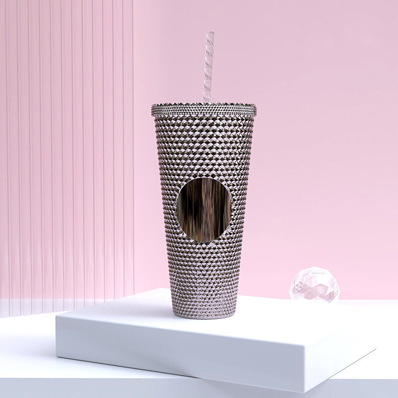 Bicchiere di plastica galvanizzato Durian-630ml