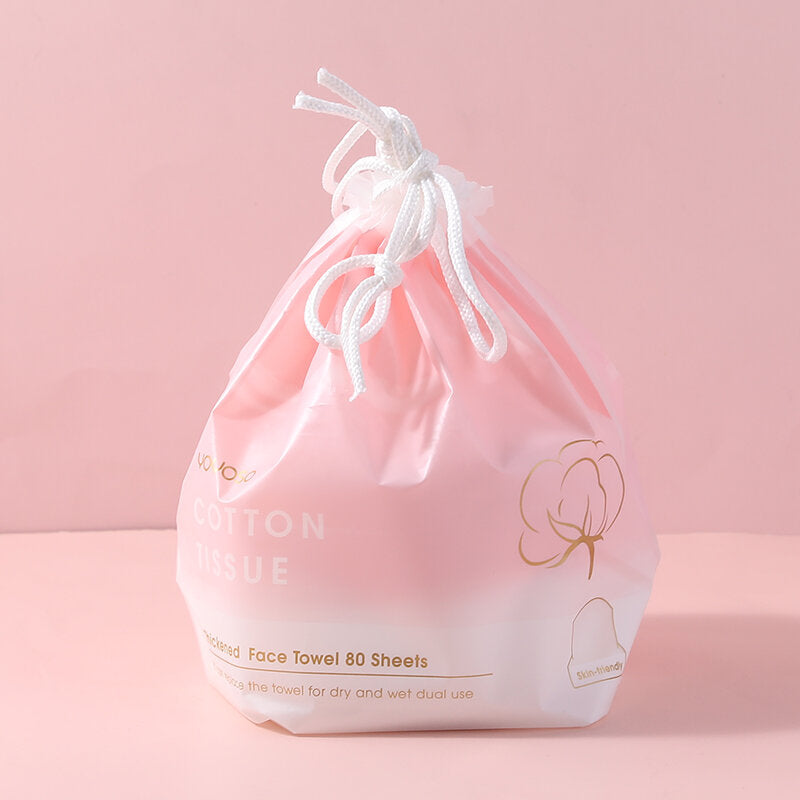 Asciugamano flessibile addensato per il viso 80 fogli - motivo dilato