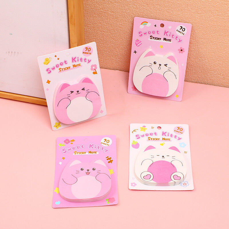 Carino gattino 70 pezzi di post-it tramite adesivi di convenienza