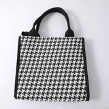 Borsa a tracolla a quadri in stile easy-match, beige