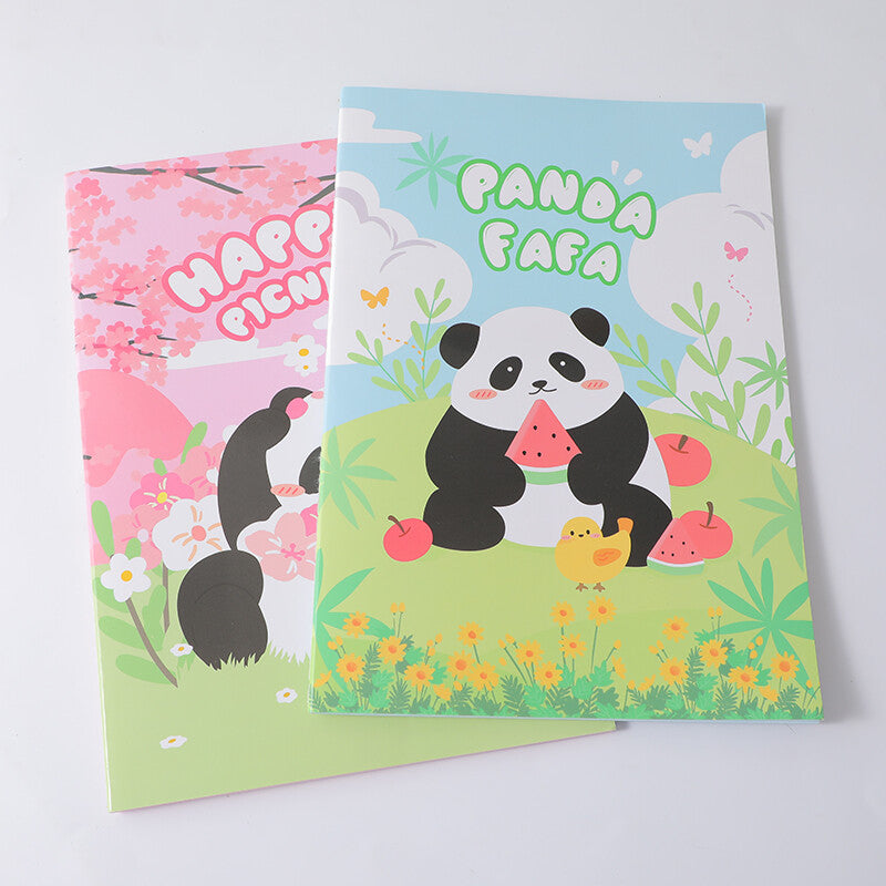 Taccuino cucito serie YOYO Panda pagine a colori B5