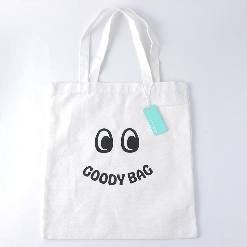 Borsa della spesa di bambole dagli occhi grandi