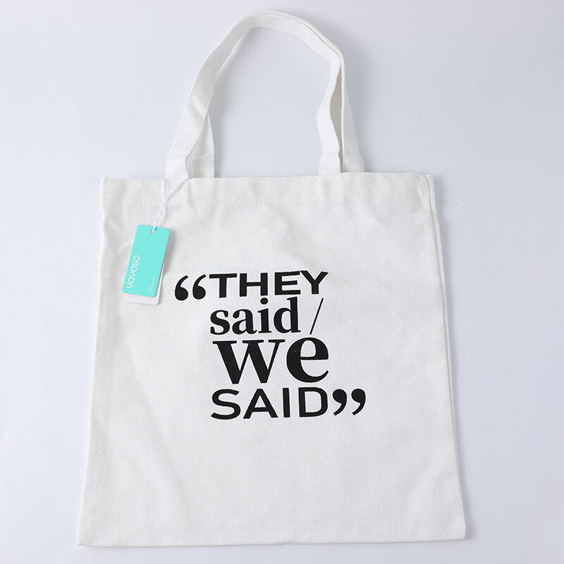 Lettere inglesi semplici borsa della spesa