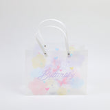 Sacchetto regalo orizzontale con farfalla e fiore M