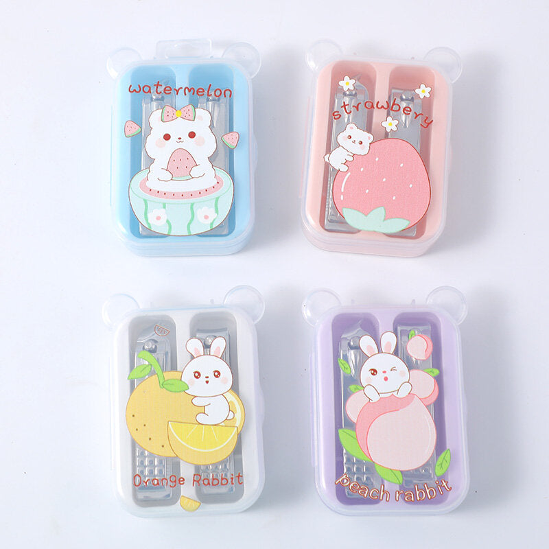 Set di tagliaunghie 2 pezzi della serie Hugging fruit