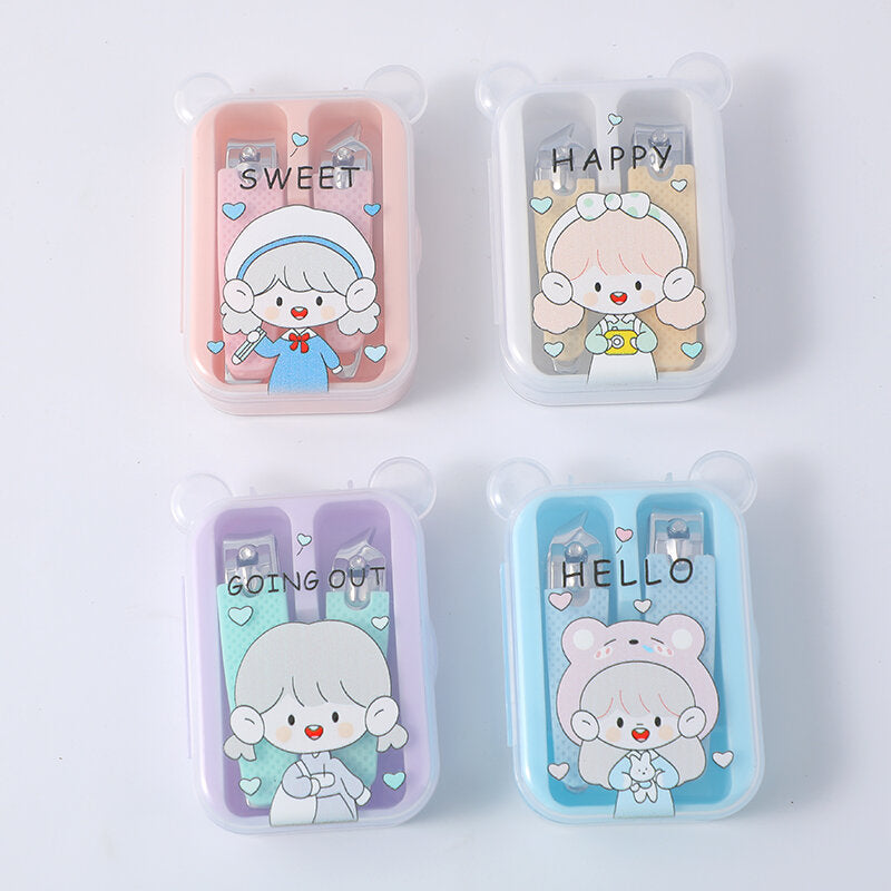 Set di tagliaunghie semplici della serie Happy girl