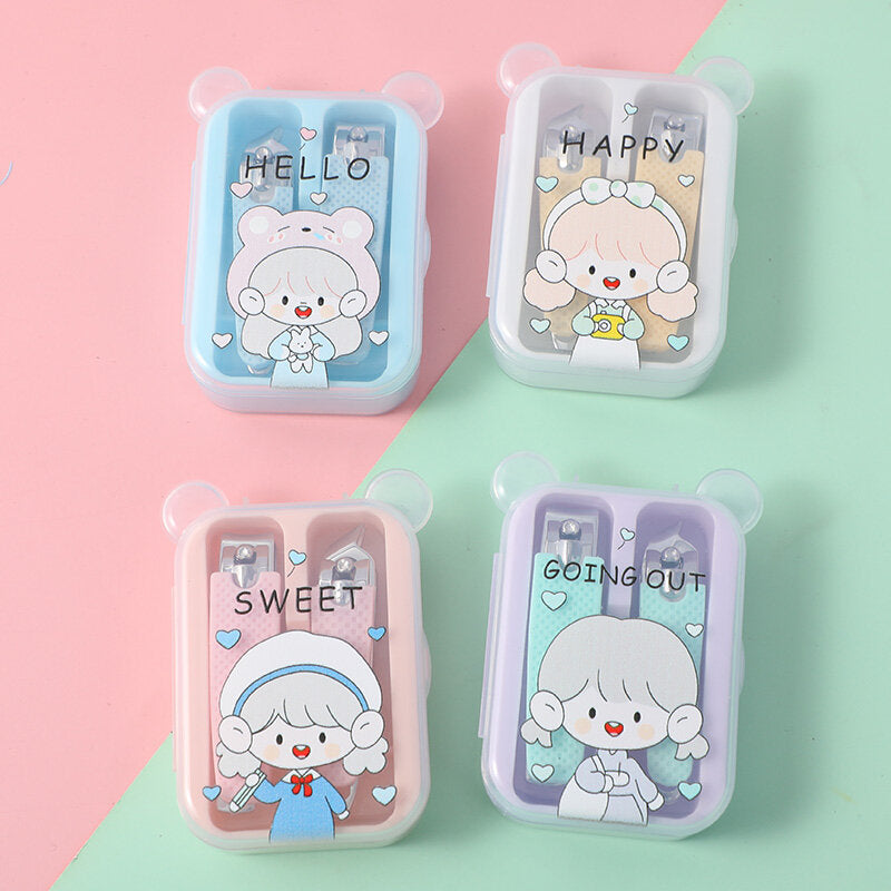 Set di tagliaunghie semplici della serie Happy girl