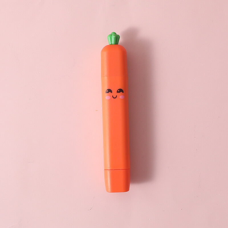 Gomma da cancellare a forma di carota