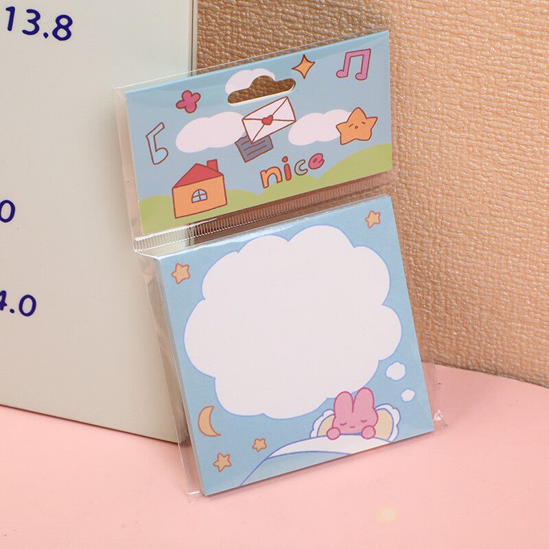 Libro di note adesive della serie Puppy's Day A 50 pezzi