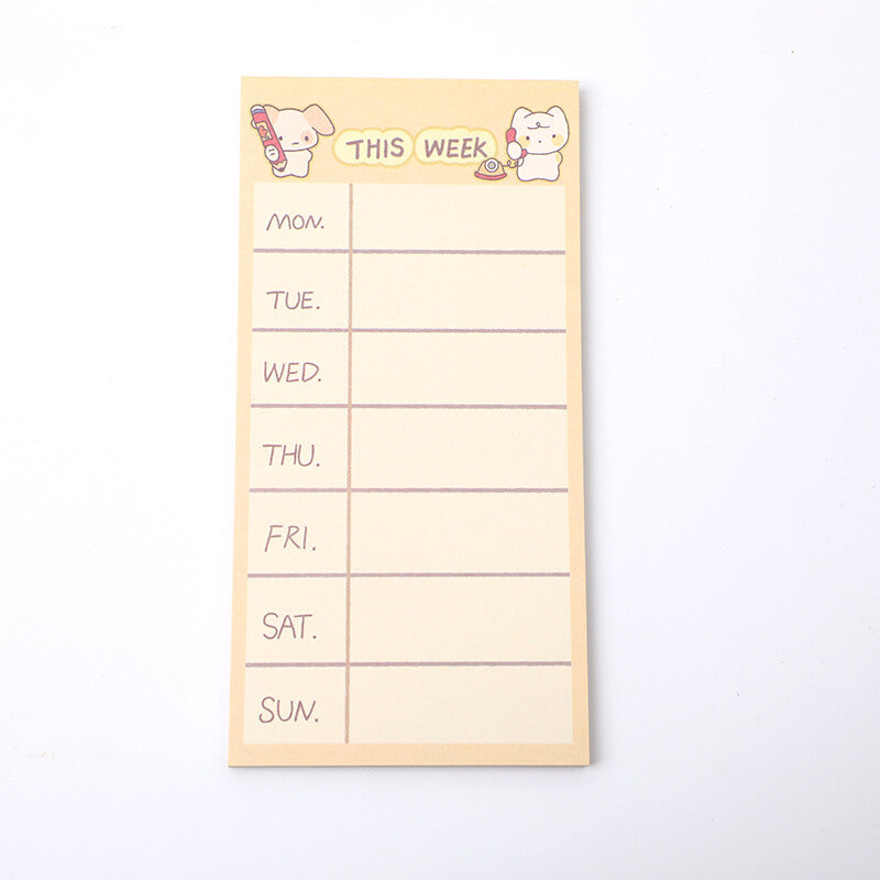 Libro di note adesive della serie Puppy's Day C 50 pezzi