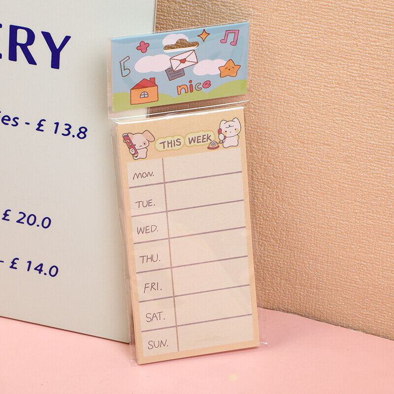 Libro di note adesive della serie Puppy's Day C 50 pezzi