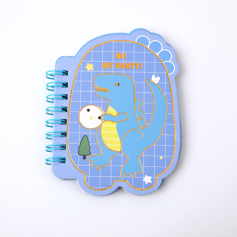 Libro a spirale con dinosauro carino - Pagina interna colorata 60 pezzi