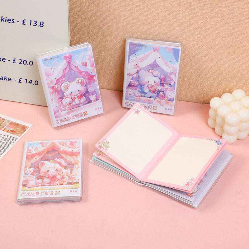 Quaderno magnetico per feste in campeggio - Interno colorato 76 pezzi