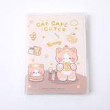 Coffee Meow Diary 64K Quaderno incollato - Inserto orizzontale 80 pezzi