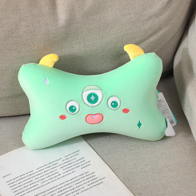 Cuscino in osso della serie Strange Animal Family - verde