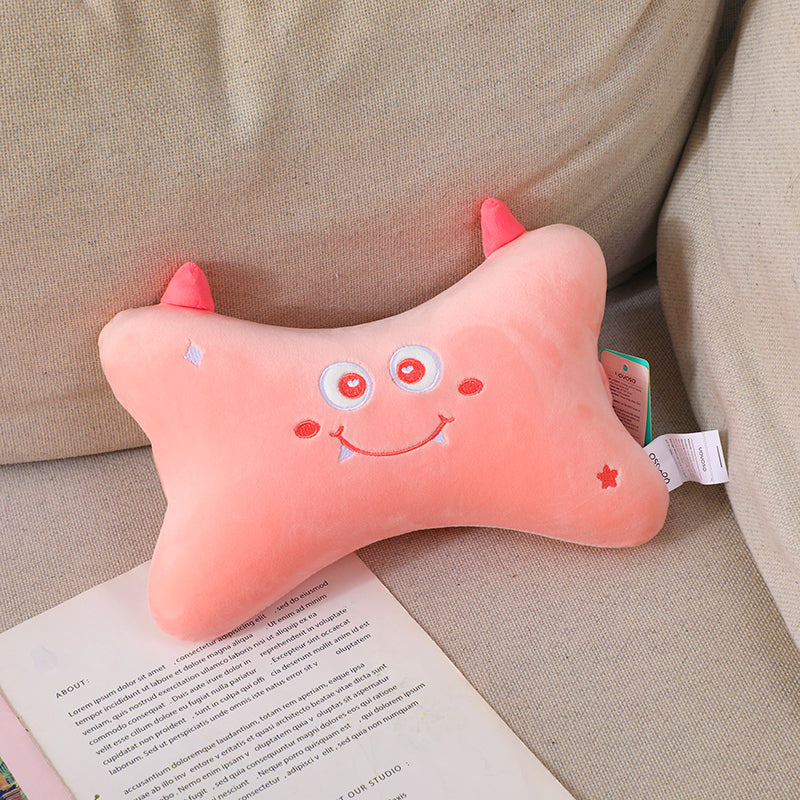 Cuscino in osso della serie Strange Animal Family - rosa